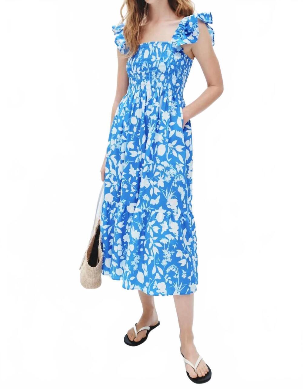 NEW SHERIDAN FRENCH women's charlotte dress in garden somberg
